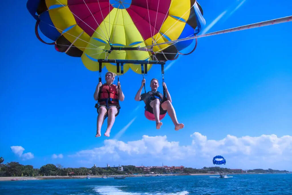 Parasailing safety at Corbyn's Cove Beach