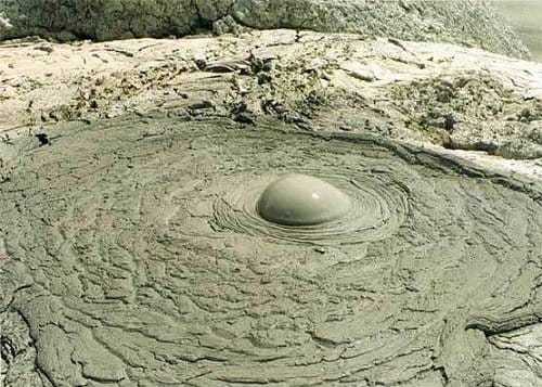 Bubbling mud crater, Baratang Island
