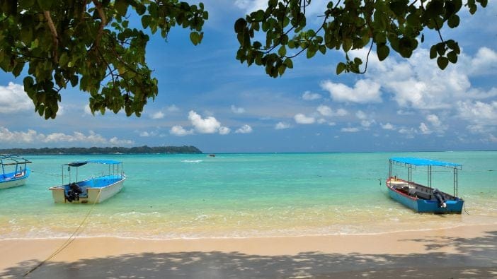 Bharatpur Beach turquoise water Neil Island