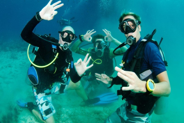 Diving at Nemo Reef Havelock